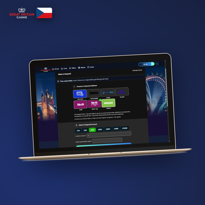 E-peněženky Skrill a Neteller pro rychlý vklad v GB Casino