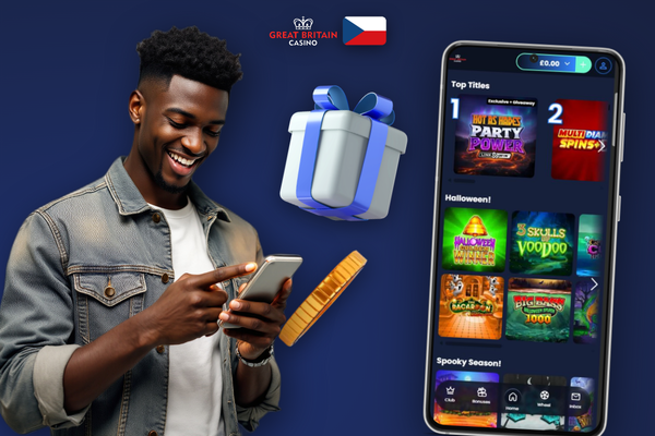 Přihlášení do GB Casino přes mobilní aplikaci s biometrickým otiskem prstu