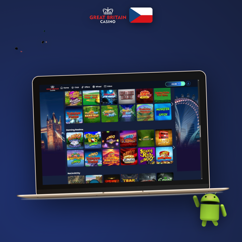 GB Casino na počítači — desktopová aplikace s herní lobby v tmavém rozhraní