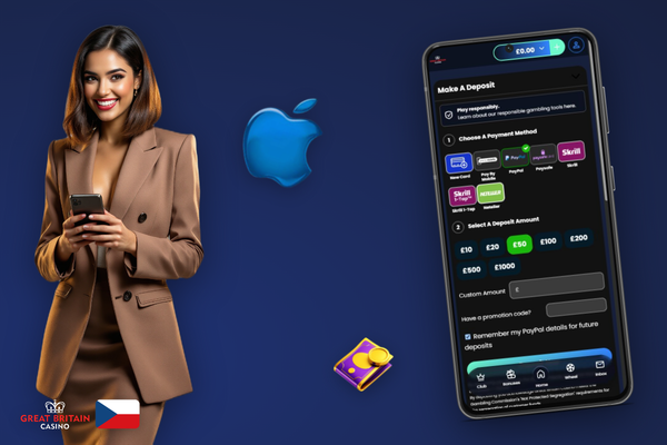 Zadání promo kódu v pokladně GB Casino pro získání vkladového bonusu