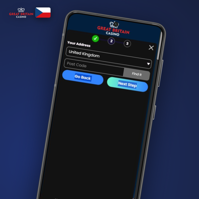 Ikona e-mailové registrace s potvrzením účtu v GB Casino – jednoduchý postup