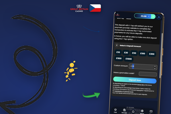 Přehled doby zpracování výběru podle platební metody v GB Casino